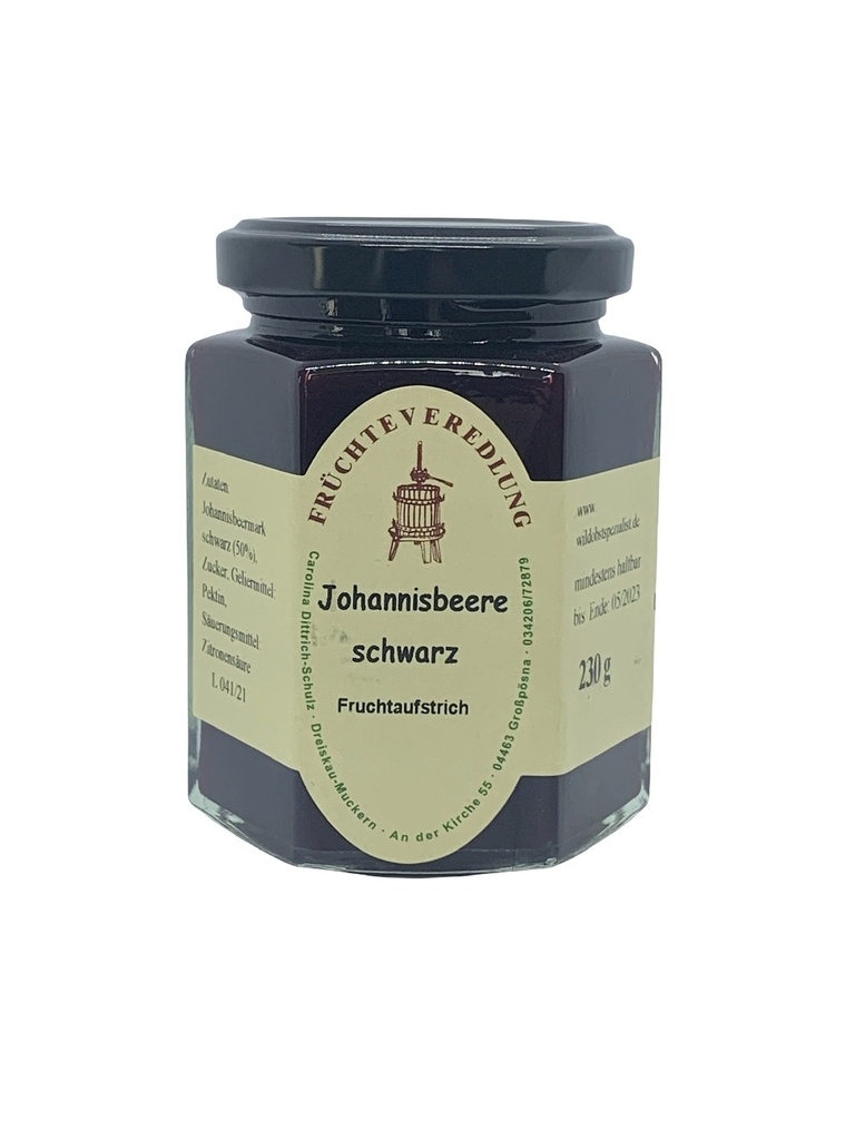 Schwarze Johannisbeere Aufstrich 230g