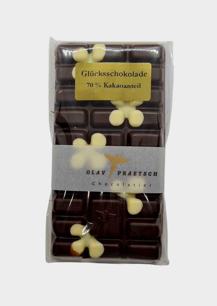 Glücksschokolade Zartbitter 70% 100g