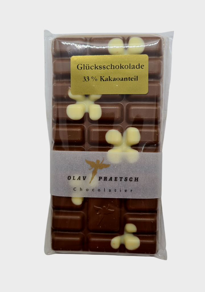 Glücksschokolade Vollmilch 33% 100g