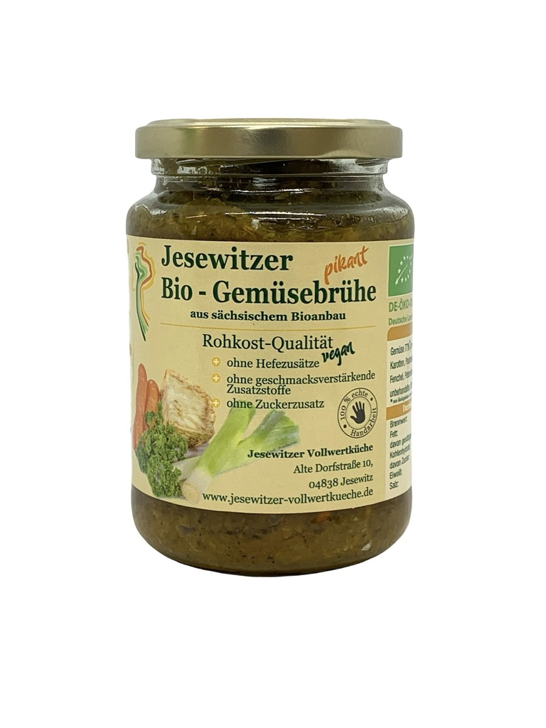 Jesewitzer Bio-Gemüsebrühe pikant 400g