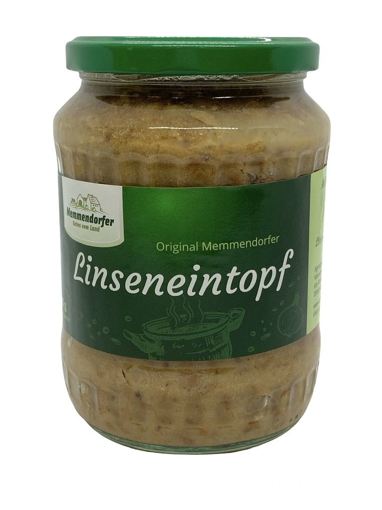 Linseneintopf im Glas 600g Memmendorf   