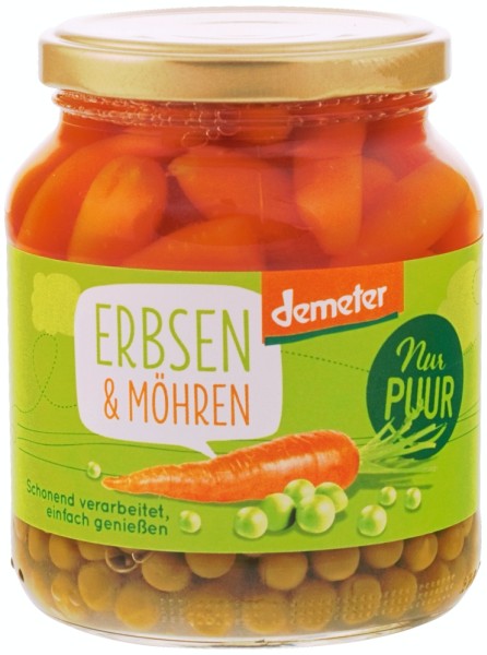 Erbsen &amp; Möhren Bio 350g