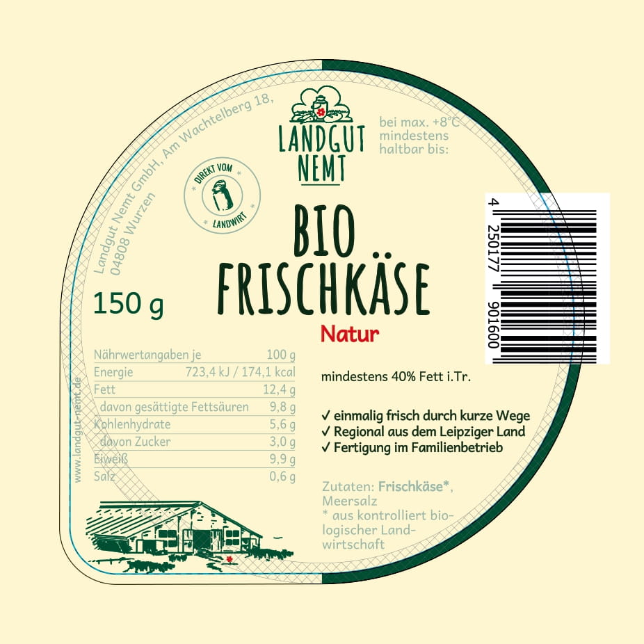 Bio-Frischkäse Natur 150g