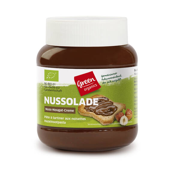 Nuss Nougat Creme Nussolade Bio 400g