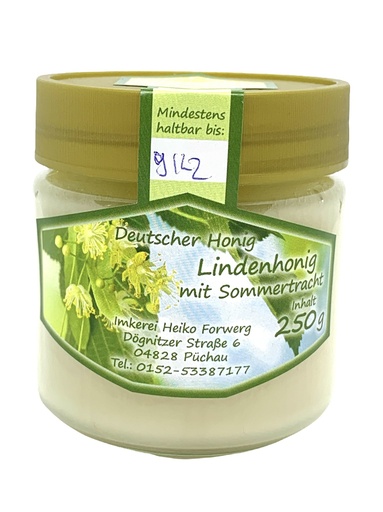 [303117] Lindenhonig mit Sommertracht 250g