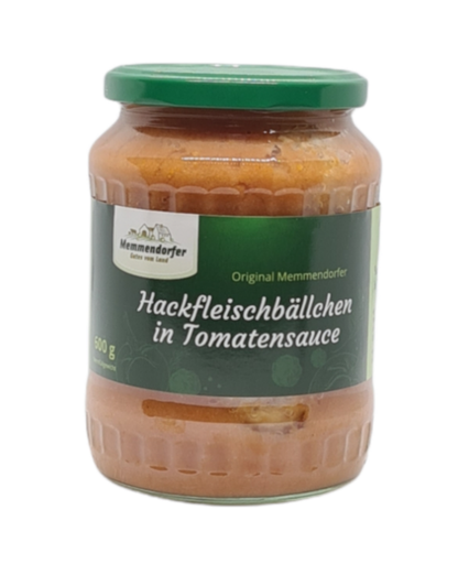 [304069] Hackbällchen in Tomatensoße 600g Memmendorf