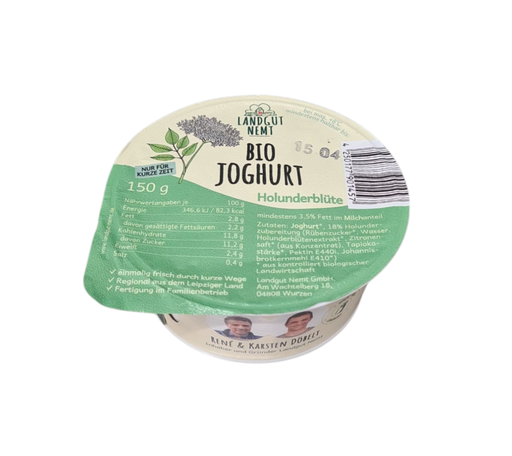 [113087] Bio-Joghurt Holunderblüte 150g