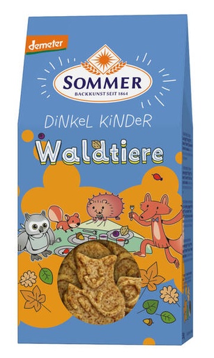 [307022] Dinkel Kekse Kinder Waldtiere  Bio 150g